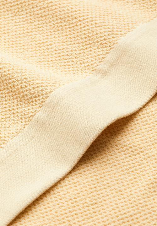 H&M - Cotton terry hand towel - light yellow