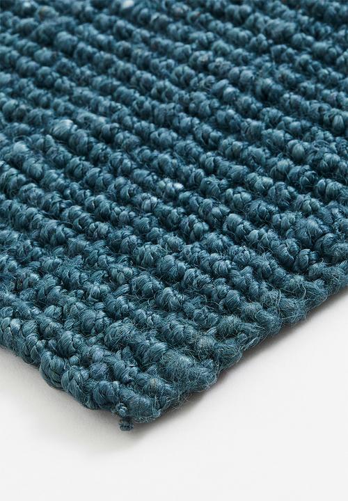 H&M - Jute doormat - dark turquoise