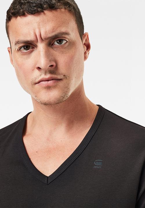 G-STAR - Base v t short sleeve 2-pack - black