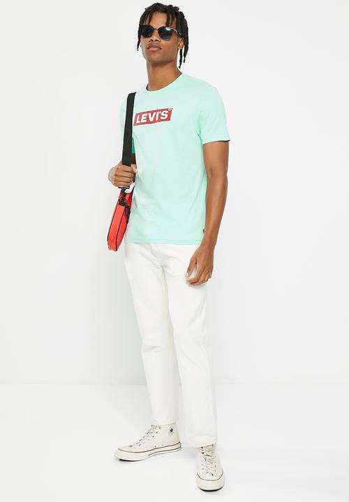 Levi’s® - Rectangle branded grp tee - blue tint