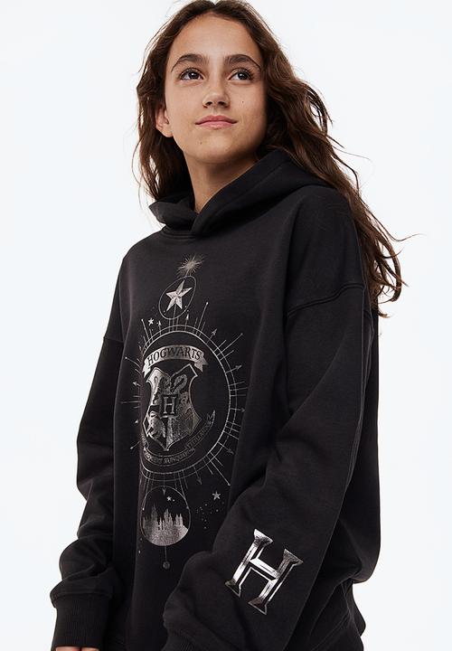 H&M - Oversized hoodie - black/harry potter
