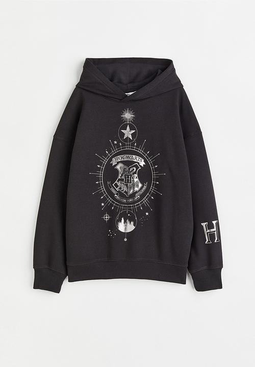 H&M - Oversized hoodie - black/harry potter