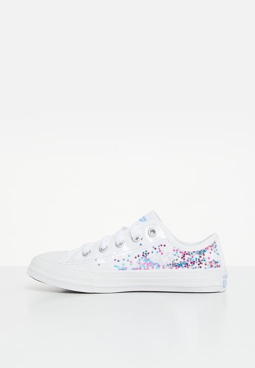 Converse - Chuck taylor all star ox - white/university blue/pink