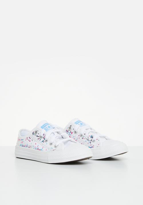 Converse - Chuck taylor all star ox - white/university blue/pink