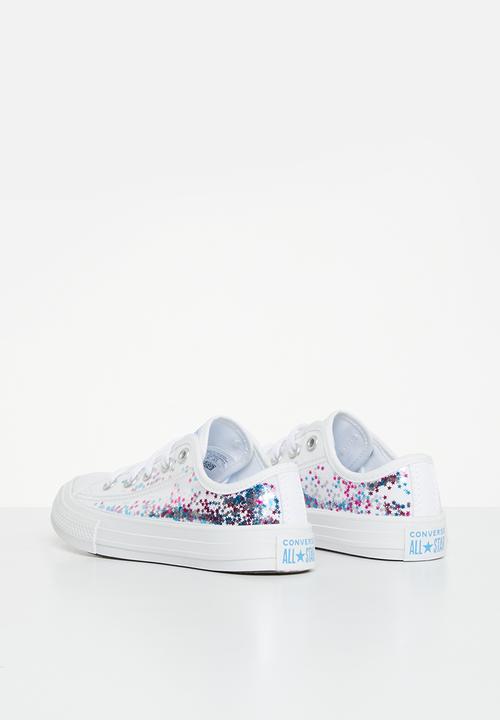 Converse - Chuck taylor all star ox - white/university blue/pink