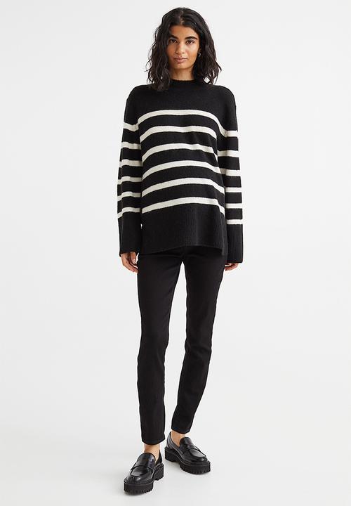 H&M - Mama skinny jeans - black
