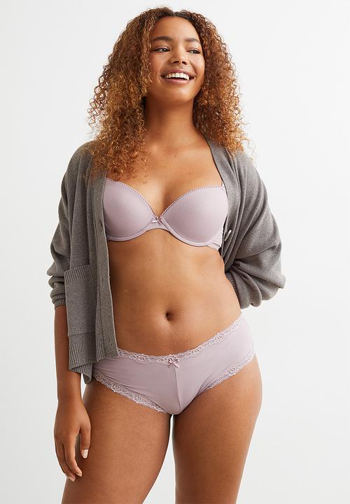 H&M - 3-pack hipster briefs - light purple/powder pink