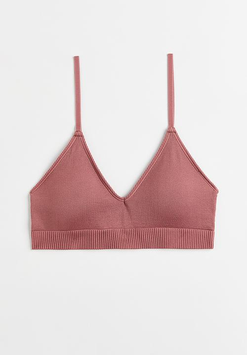 H&M - Seamless padded bra - old rose 