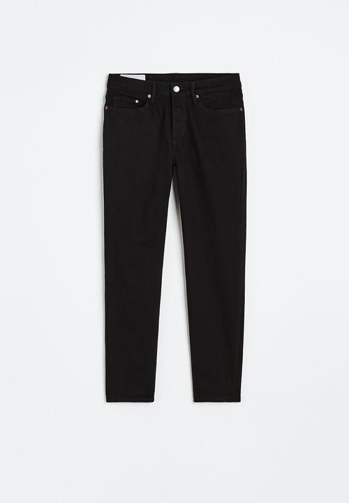 H&M - Regular tapered jeans - black