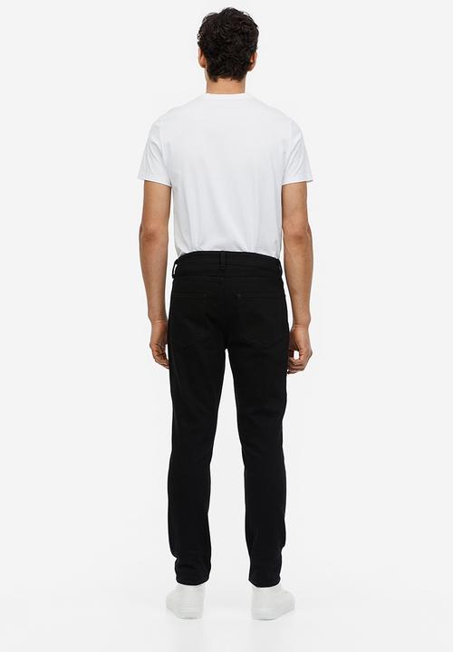H&M - Regular tapered jeans - black