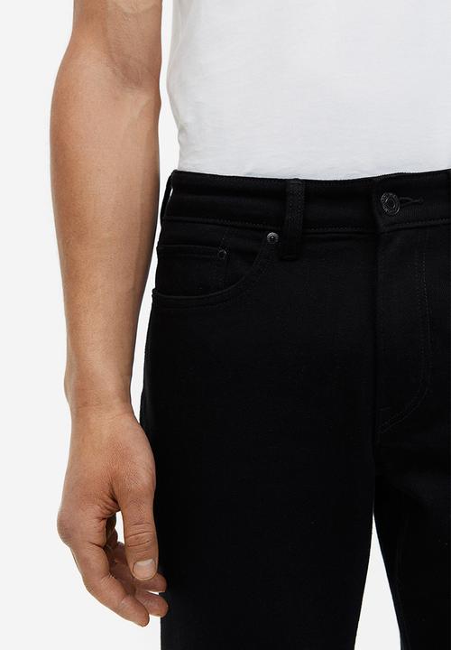 H&M - Regular tapered jeans - black