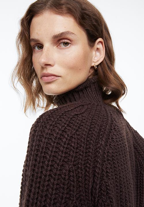 H&M - Knitted jumper - dark brown
