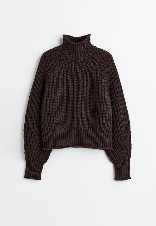 H&M - Knitted jumper - dark brown
