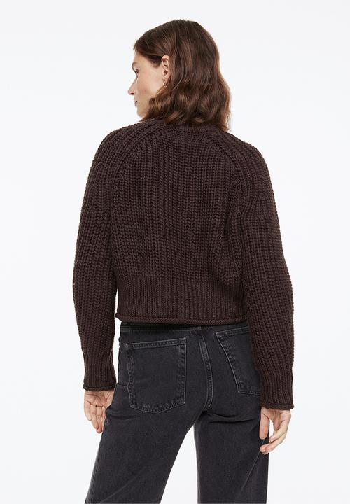 H&M - Knitted jumper - dark brown