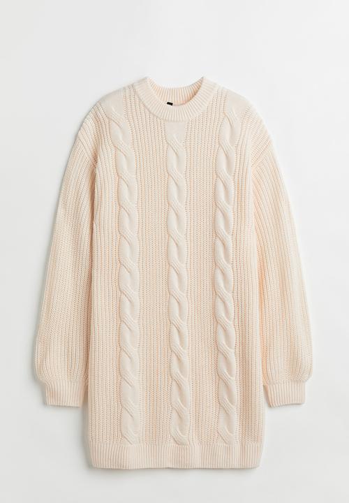 H&M - Knitted dress - cream