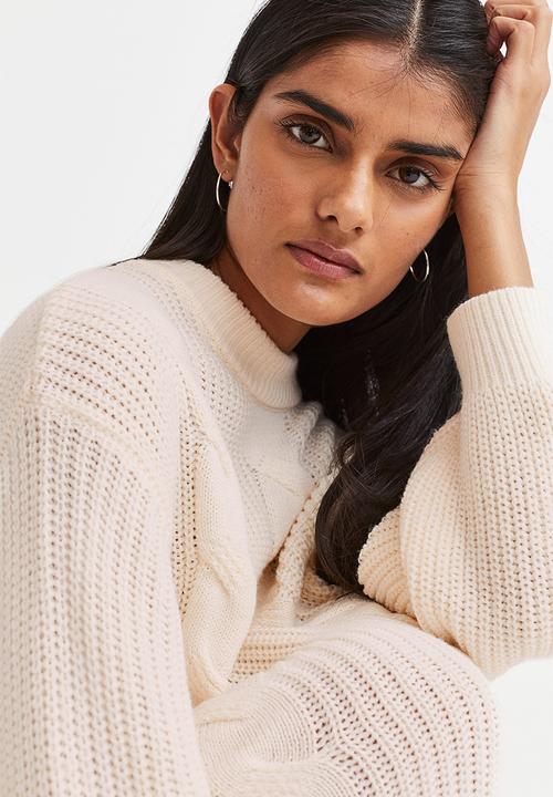 H&M - Knitted dress - cream