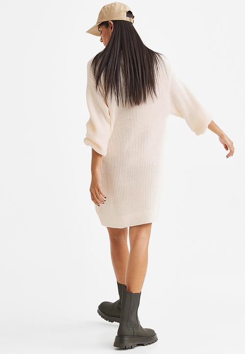 H&M - Knitted dress - cream