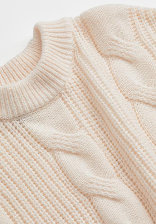 H&M - Knitted dress - cream