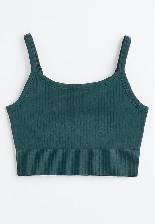 H&M - Drymove™ light support sports bra - petrol