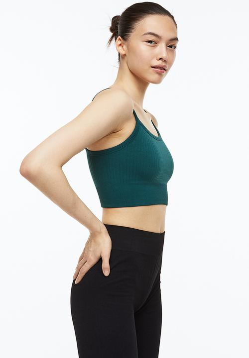 H&M - Drymove™ light support sports bra - petrol
