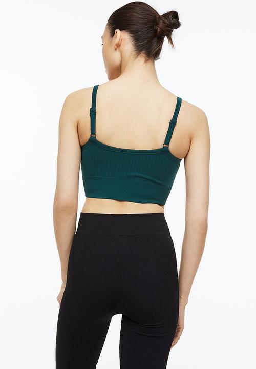 H&M - Drymove™ light support sports bra - petrol