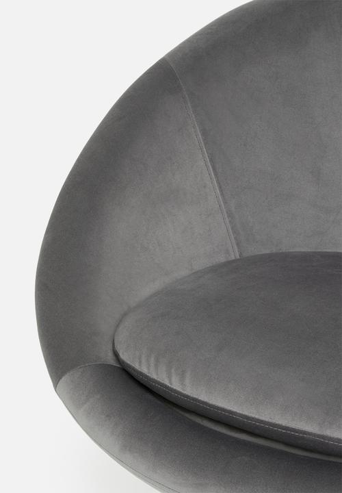 Sixth Floor - Center lounge chair - grey