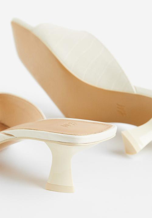H&M - Mules - cream