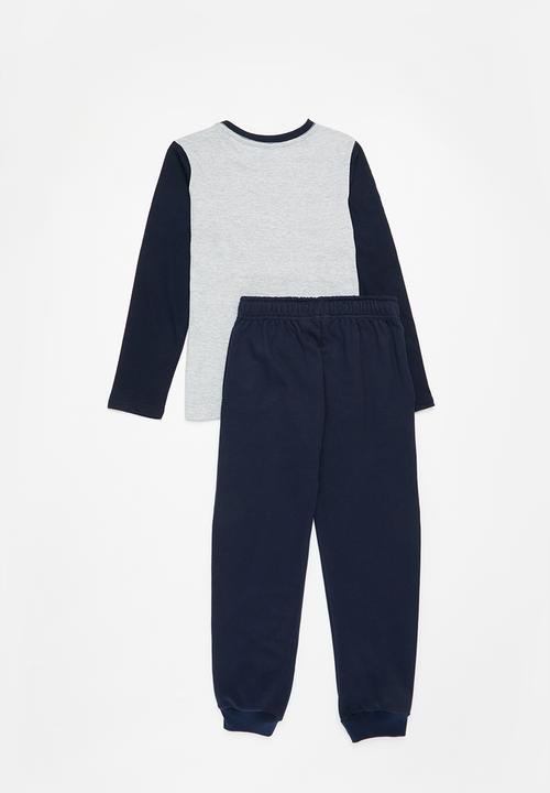 Pop Candy - T-shirt & jogger set - navy & grey 