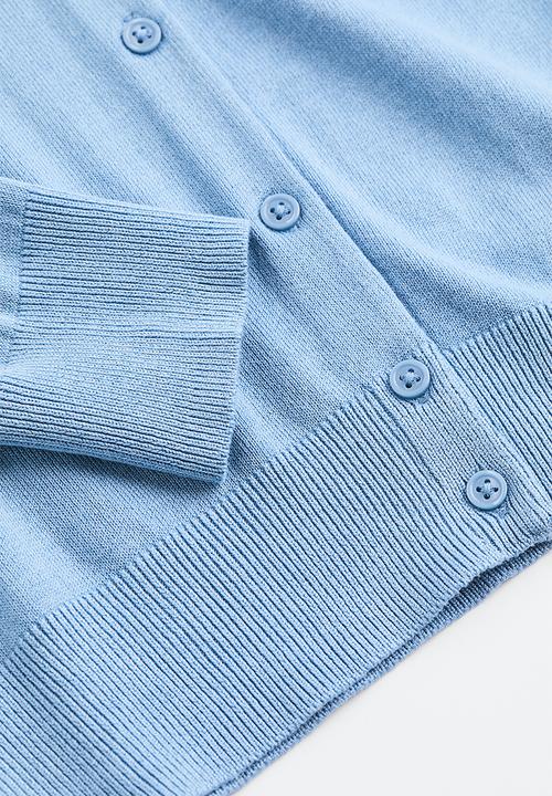 H&M - Fine-knit cardigan - light blue