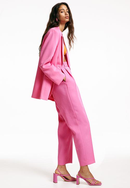 H&M - Oversized single-breasted blazer - pink