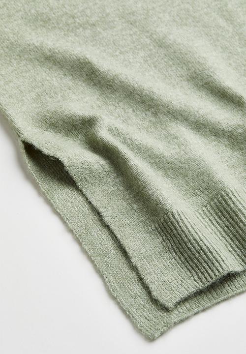 H&M - Oversized jumper -  light khaki green