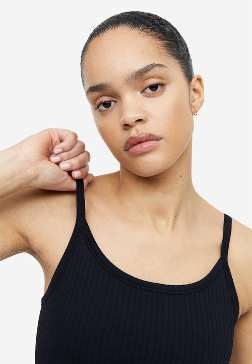 H&M - Drymove™ light support sports bra - black