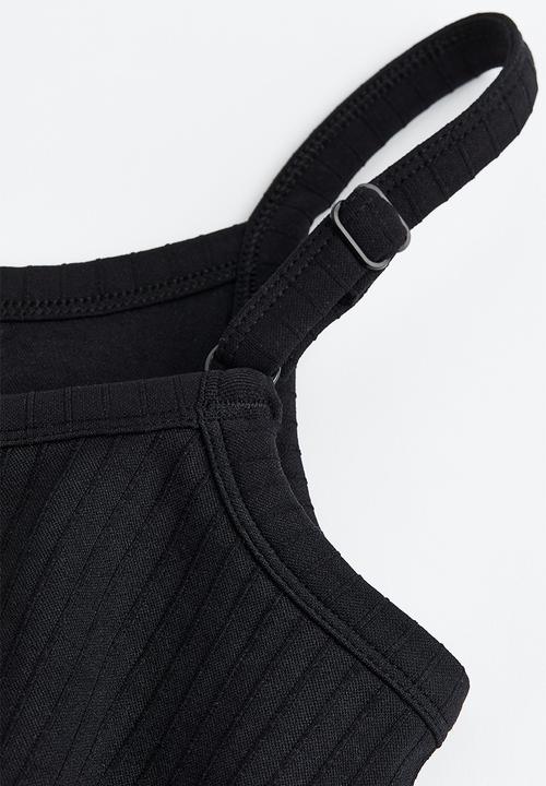 H&M - Drymove™ light support sports bra - black