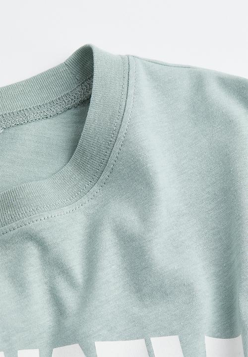 H&M - Printed t-shirt - light green/los angeles