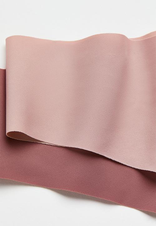 H&M - 4-pack invisible brazilian briefs - old rose/dark pink