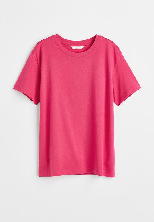 H&M - Cotton T-shirt - pink