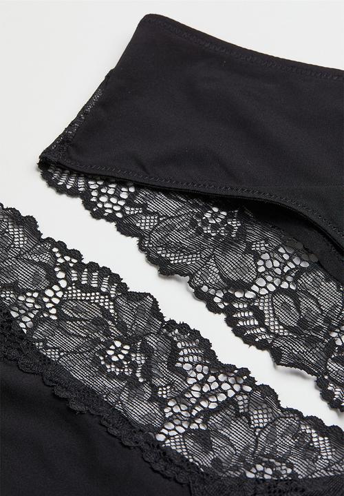 H&M - 5-pack jersey hipster briefs - black