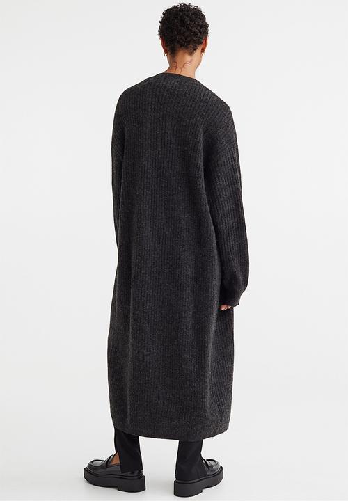 H&M - Long cardigan - black