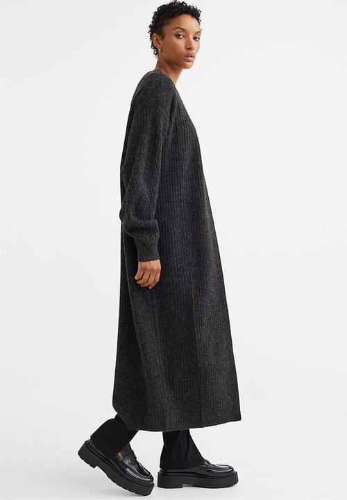H&M - Long cardigan - black
