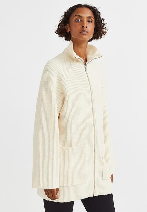 H&M - Zipped cardigan - cream