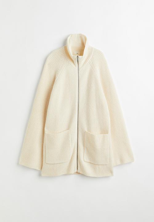 H&M - Zipped cardigan - cream