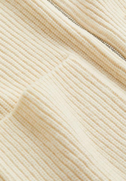 H&M - Zipped cardigan - cream