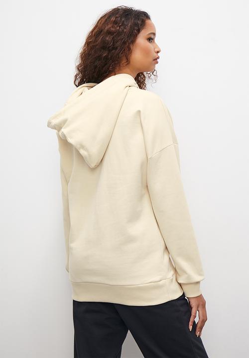 Superbalist - Longer length hoodie - ecru