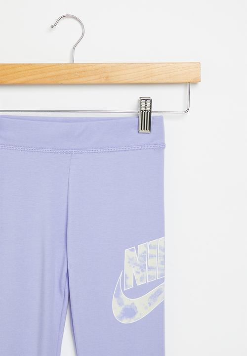 Nike - Nkg cloud wash legging - light thistle