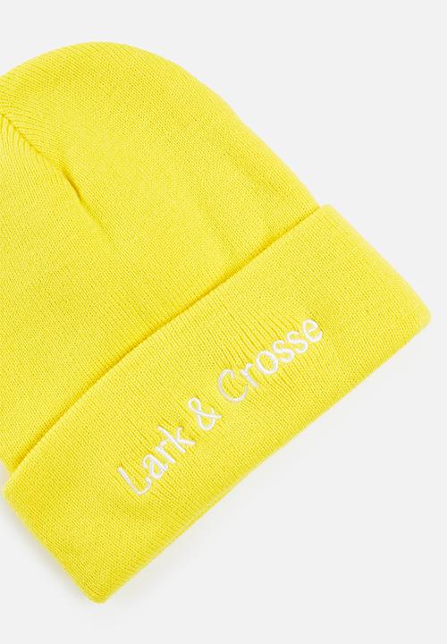 Lark & Crosse - Noah beanie - yellow