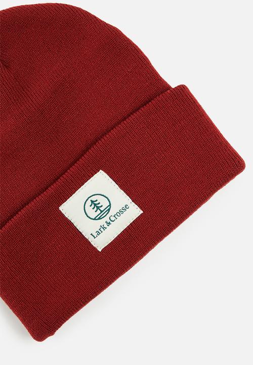 Lark & Crosse - Noah beanie - red