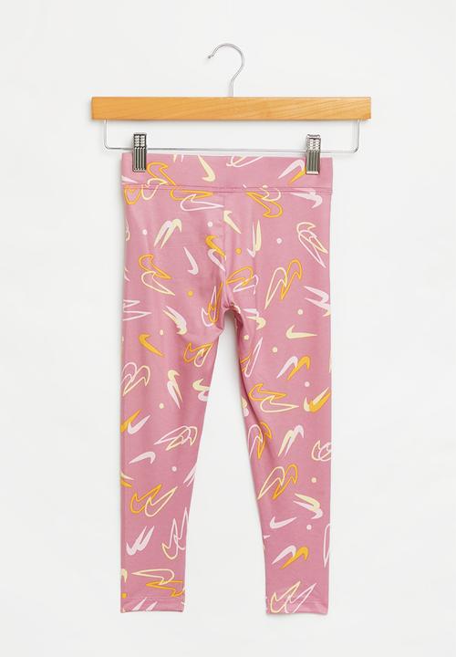 Nike - Nkg print pack legging - elemental pink