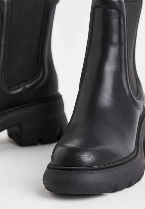 H&M - Chunky chelsea boots - black