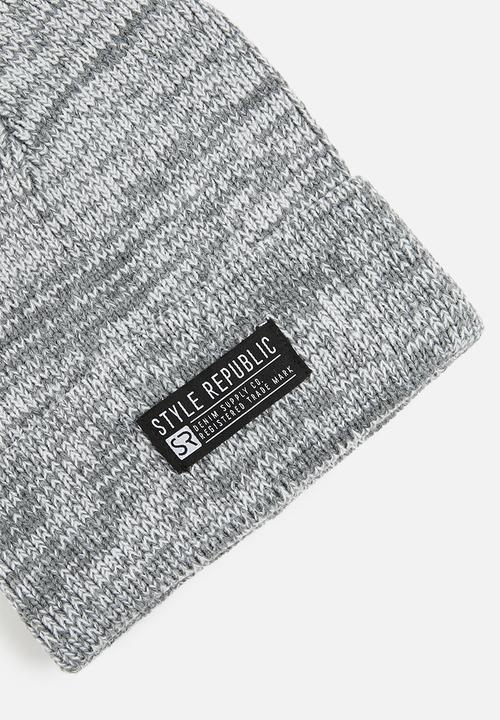STYLE REPUBLIC - James beanie - grey