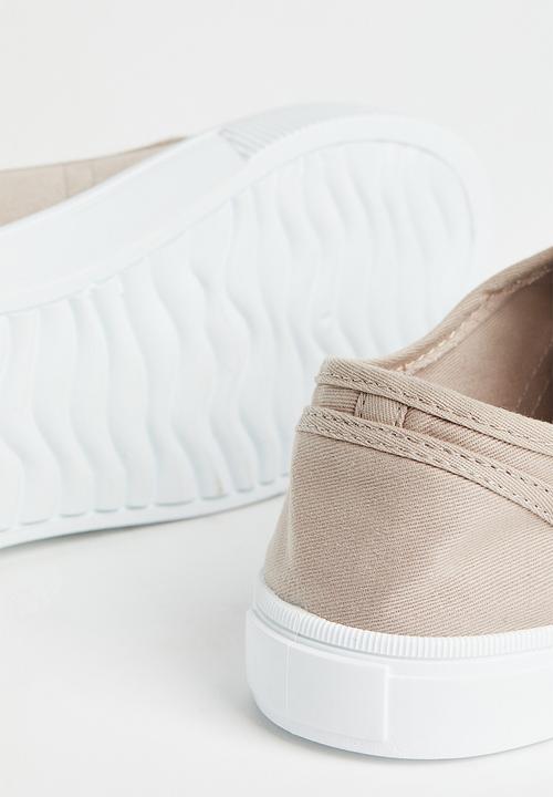H&M - Canvas trainers - beige